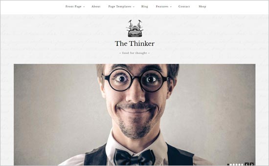 The Thinker WordPress theme template for Homeowners Associations.